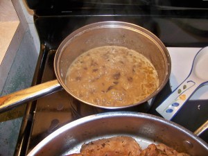 Gravy Simmering