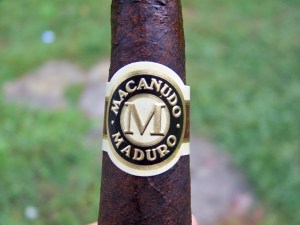 Dark but not outwardly oily